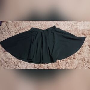 Black mini skirt